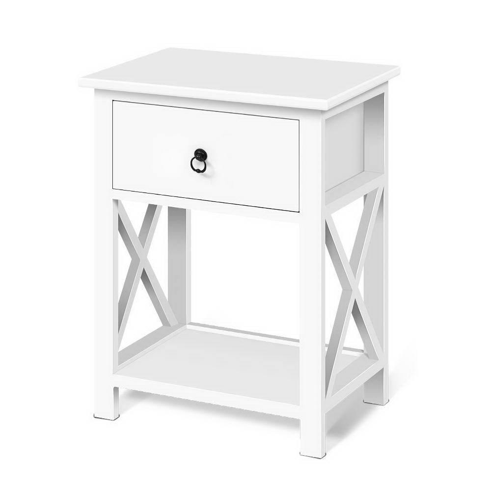 2 x Bedside Tables Drawers - House Things Furniture > Bedroom