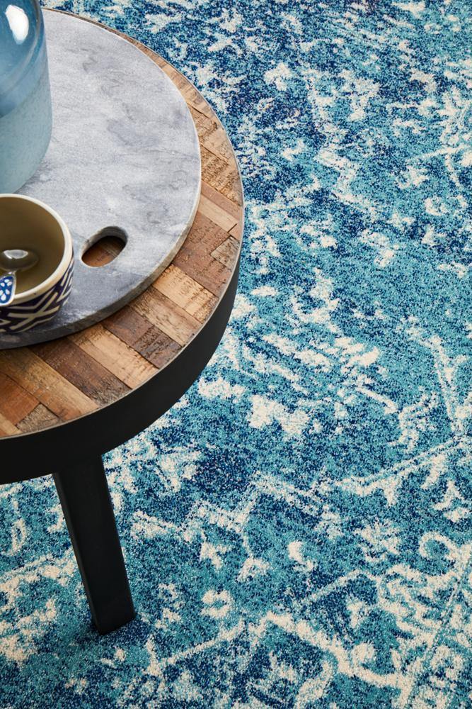 Evoke Muse Blue Transitional Rug - House Things Evoke Collection