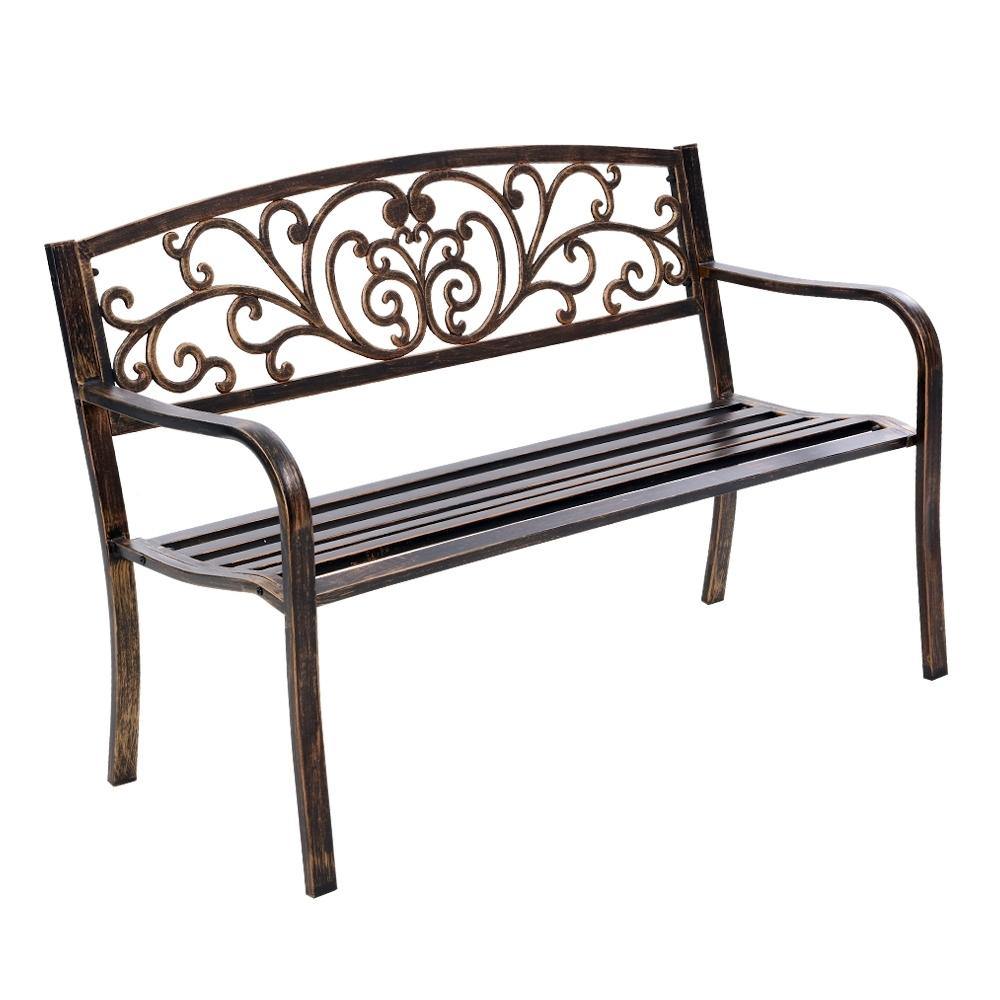Cast Iron Garden Bench - Bronze - House Things Furniture > Outdoor
