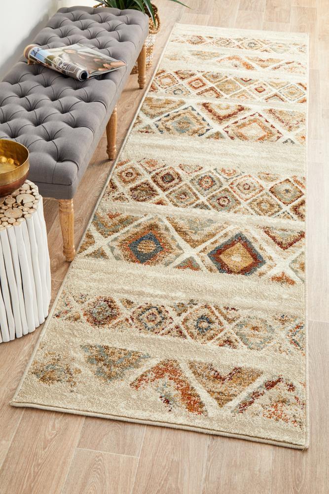 Oxford Mayfair Contrast Rust Runner Rug - House Things Oxford Collection