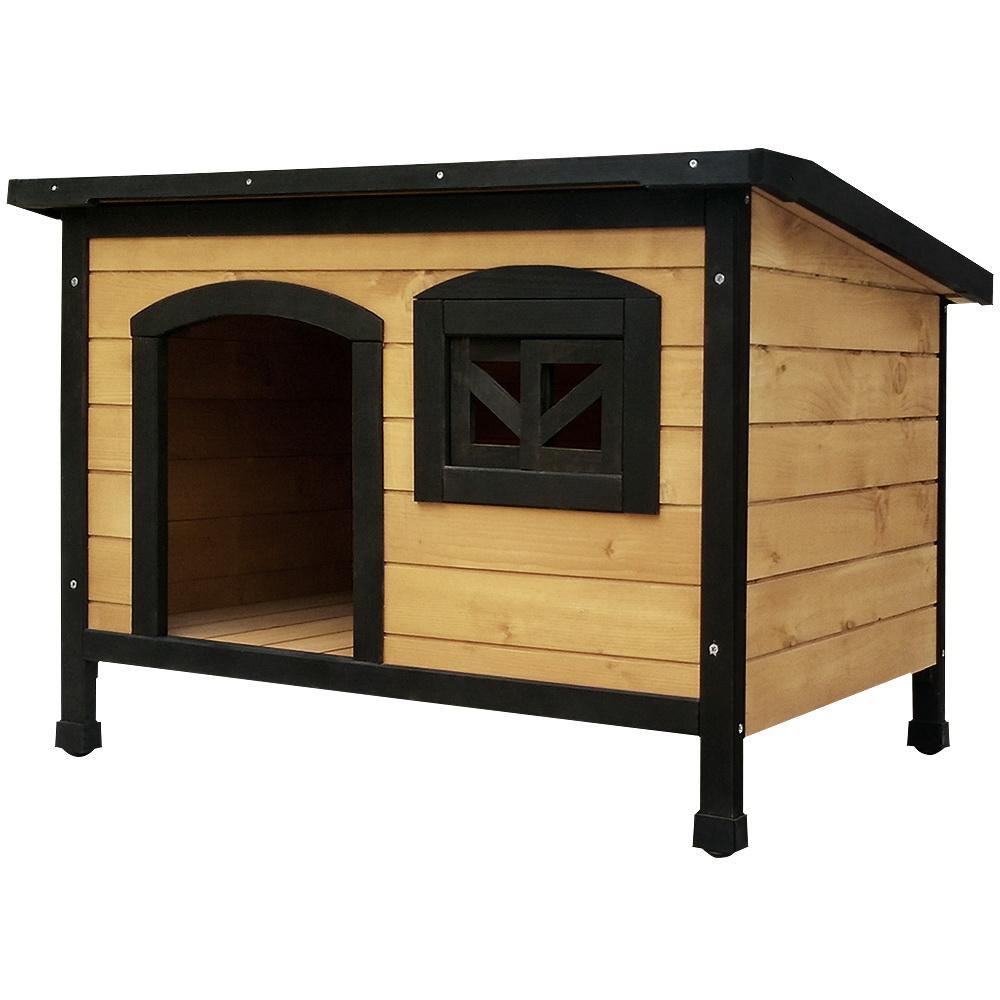 Medium Wooden Pet Kennel - House Things Pet Care > Dog Supplies