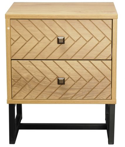 Malaga 2 Drawer Bedside Table - House Things Furniture > Bedroom