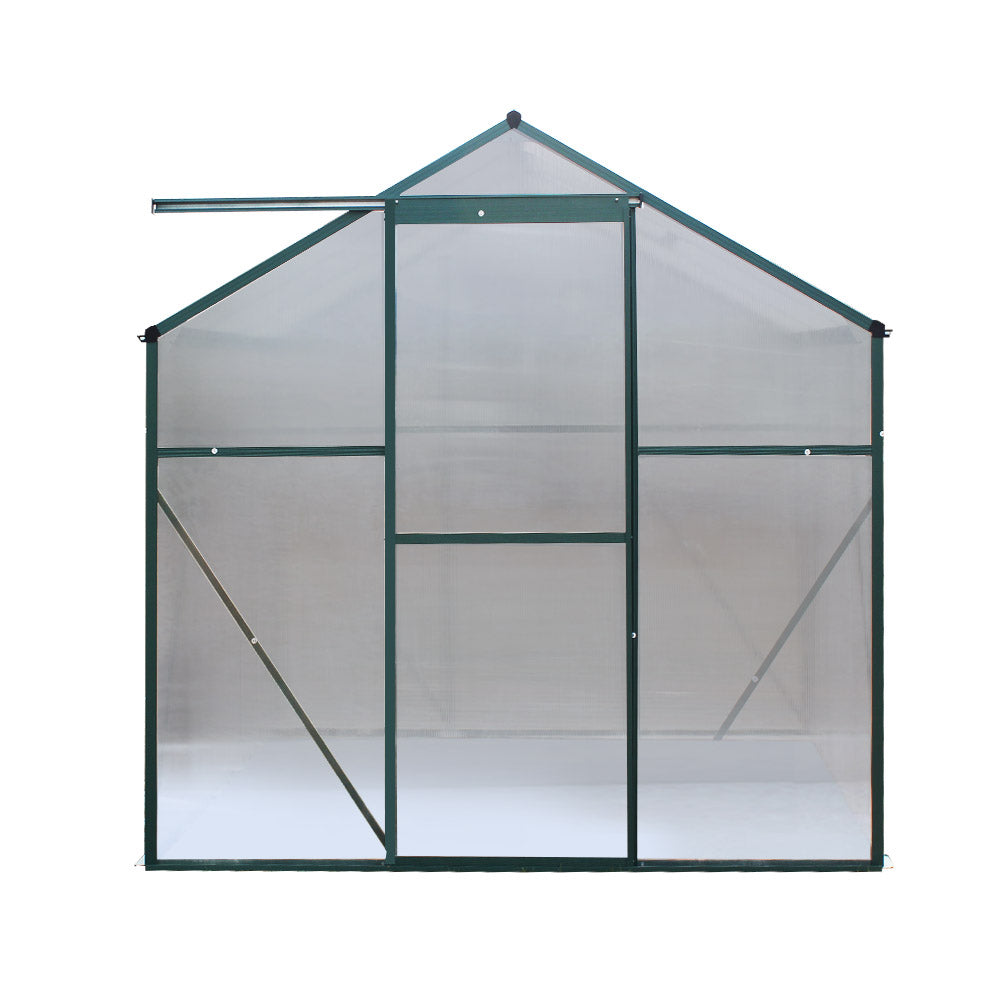 Greenfingers Greenhouse 2.52x1.9x1.83m Aluminium Green House Garden Shed