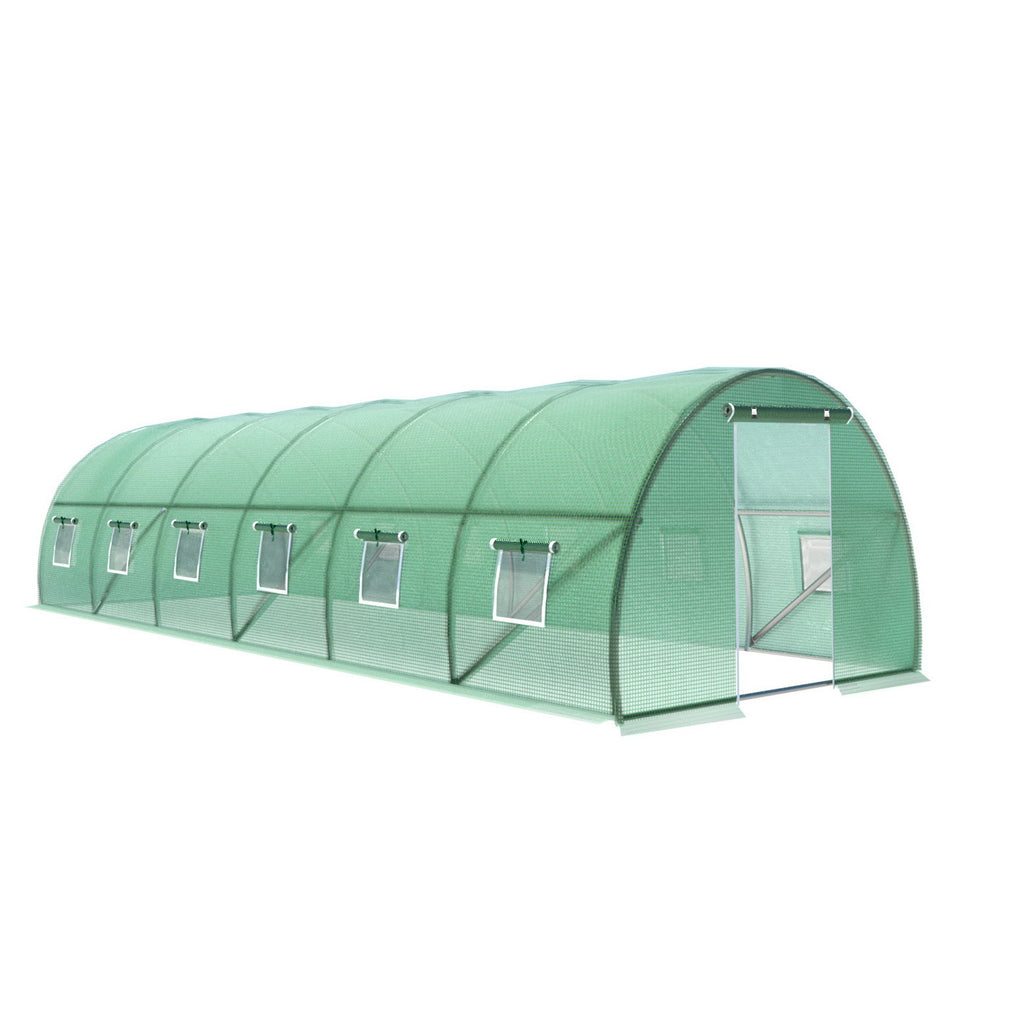 Greenfingers Greenhouse Walk in Green House Tunnel Plant Garden Shed Dome 9x3x2m