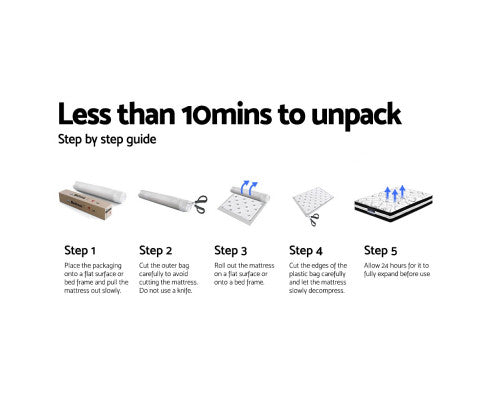 Umina Queen Bed and Mattress Package Medium Firm 6.0