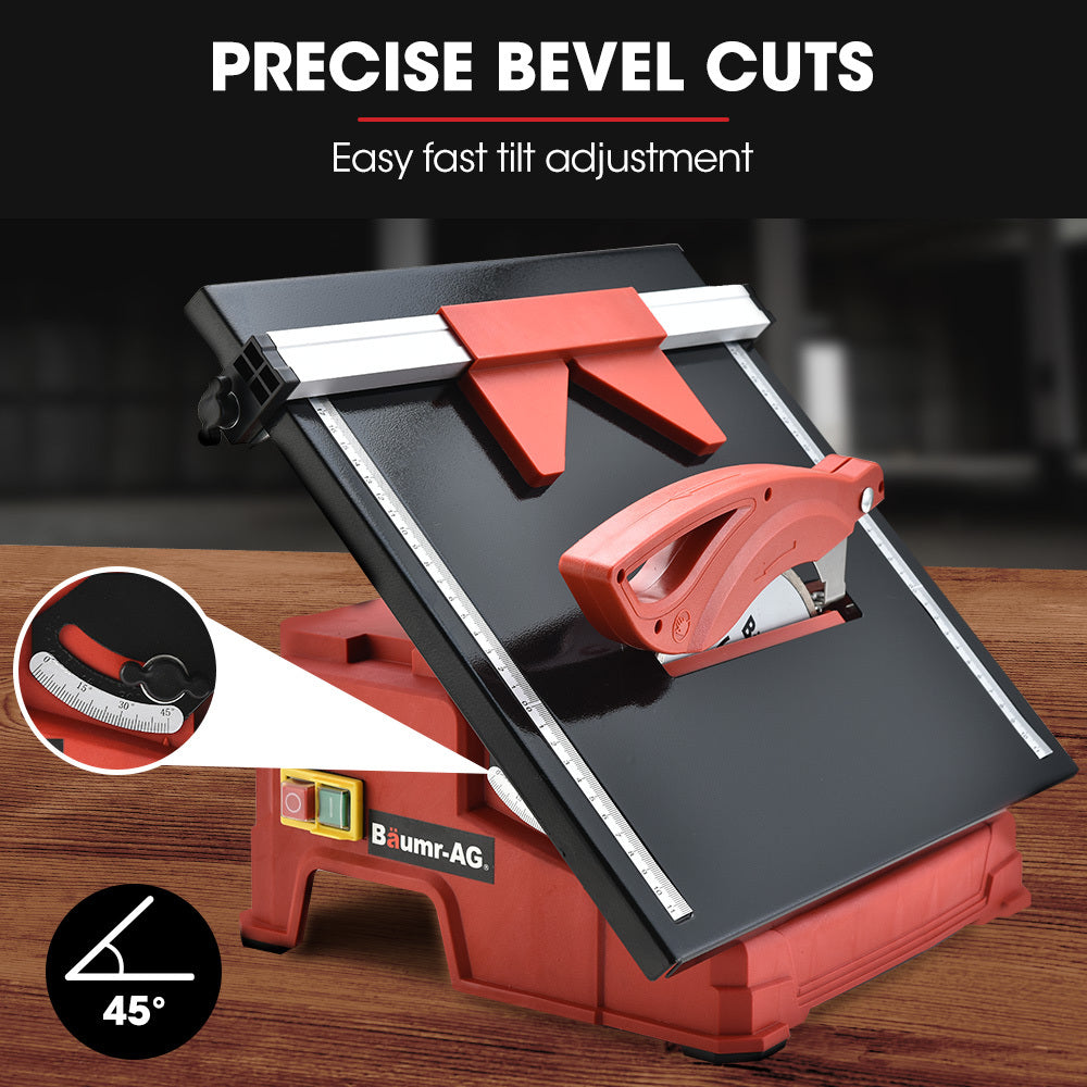Baumr 600W Electric Tile Saw Cutter with 180mm (7") Blade