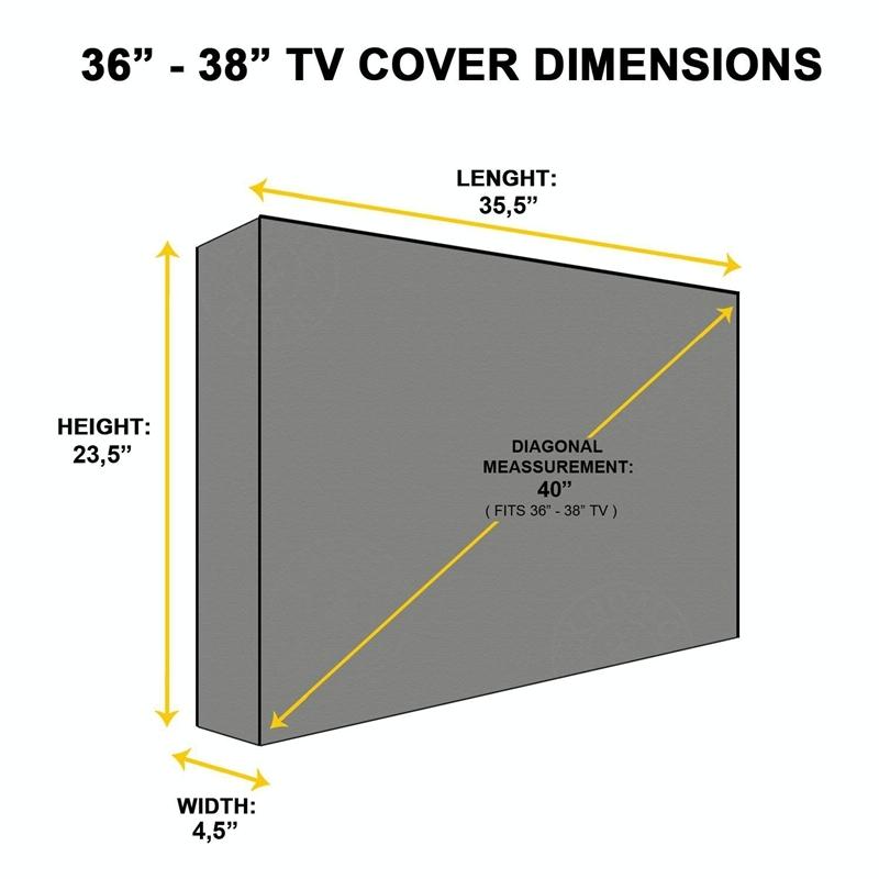 Universal Outdoor Tv Cover - Waterproof & Dustproof 20-24 Inch