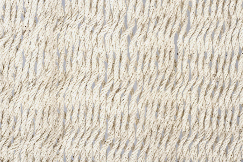 Outdoor undercover cotton Mayan Legacy hammock with crocheted tassels King Size Marble