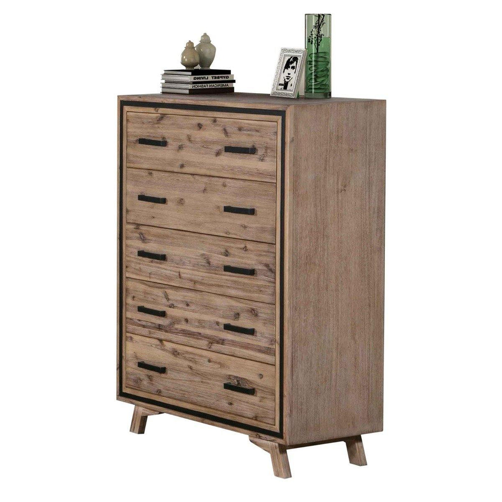 Decon 5 Drawer Tallboy - House Things Furniture > Living Room
