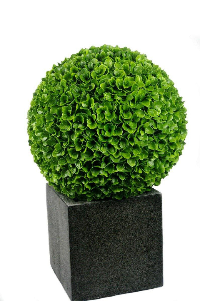 Large Clover Hedge Topiary Ball UV Resistant 48cm - Housethings 