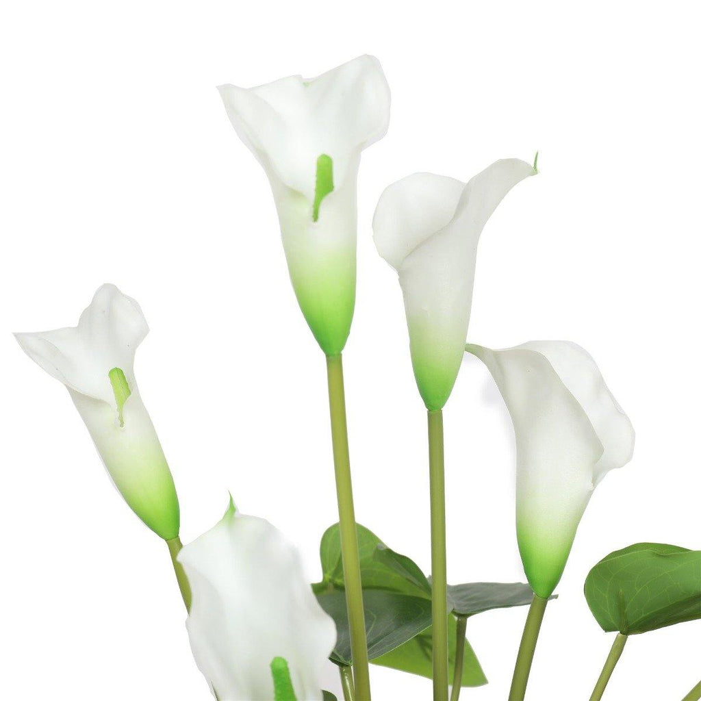 Artificial Flowering White Peace Lily Plant 50cm - House Things Home & Garden > Artificial Plants