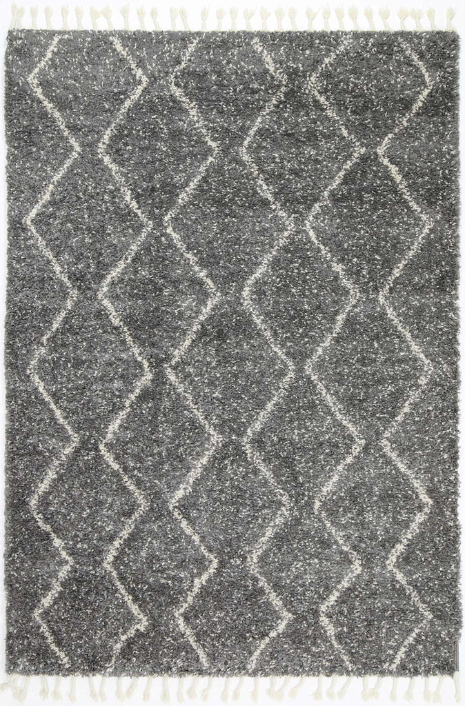 Hassi Totem Rug Grey - House Things Morrocan