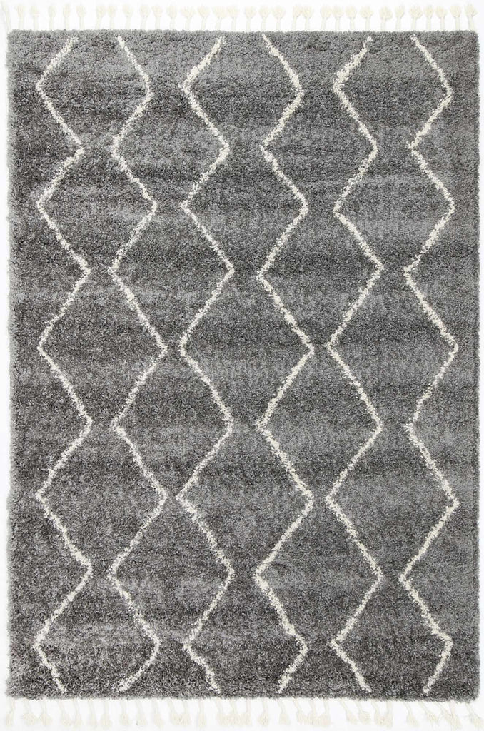 Hassi Totem Grey Rug - House Things Morrocan