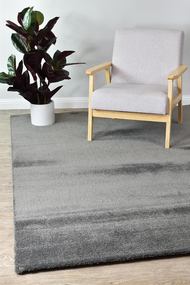 Touch Super Soft Charcoal Rug 71301-100 - House Things MODERN