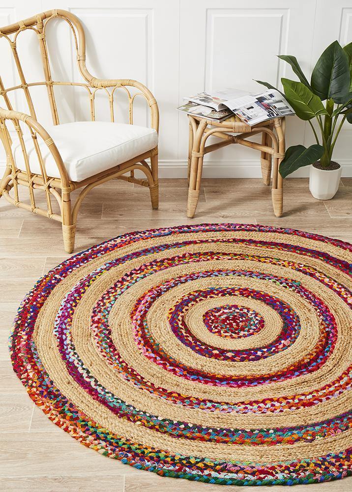 Serra Cotton and Jute Rug - House Things Atrium Collection