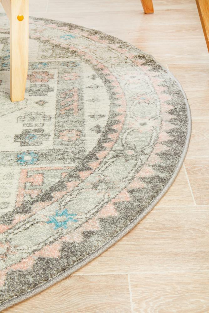 Park Lane Silver Round Rug - House Things Avenue Collection