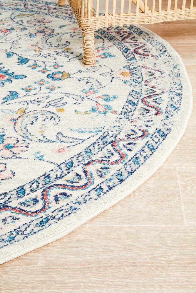Avenue 705 Pastel Round Rug - House Things Avenue Collection