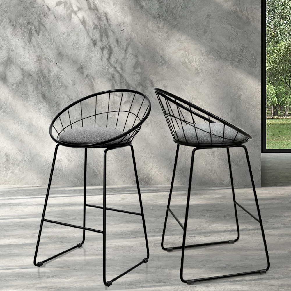 Black metal bar stools set of 4 discount