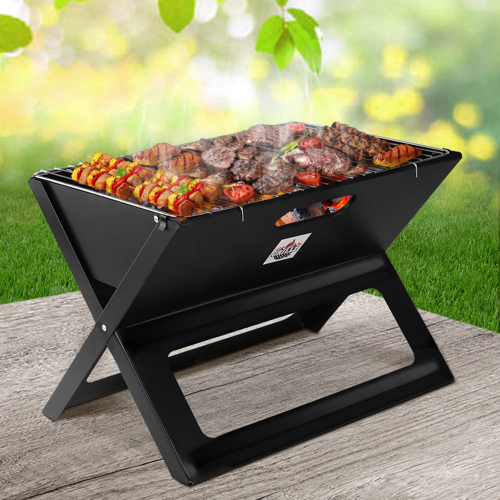 Notebook top portable grill