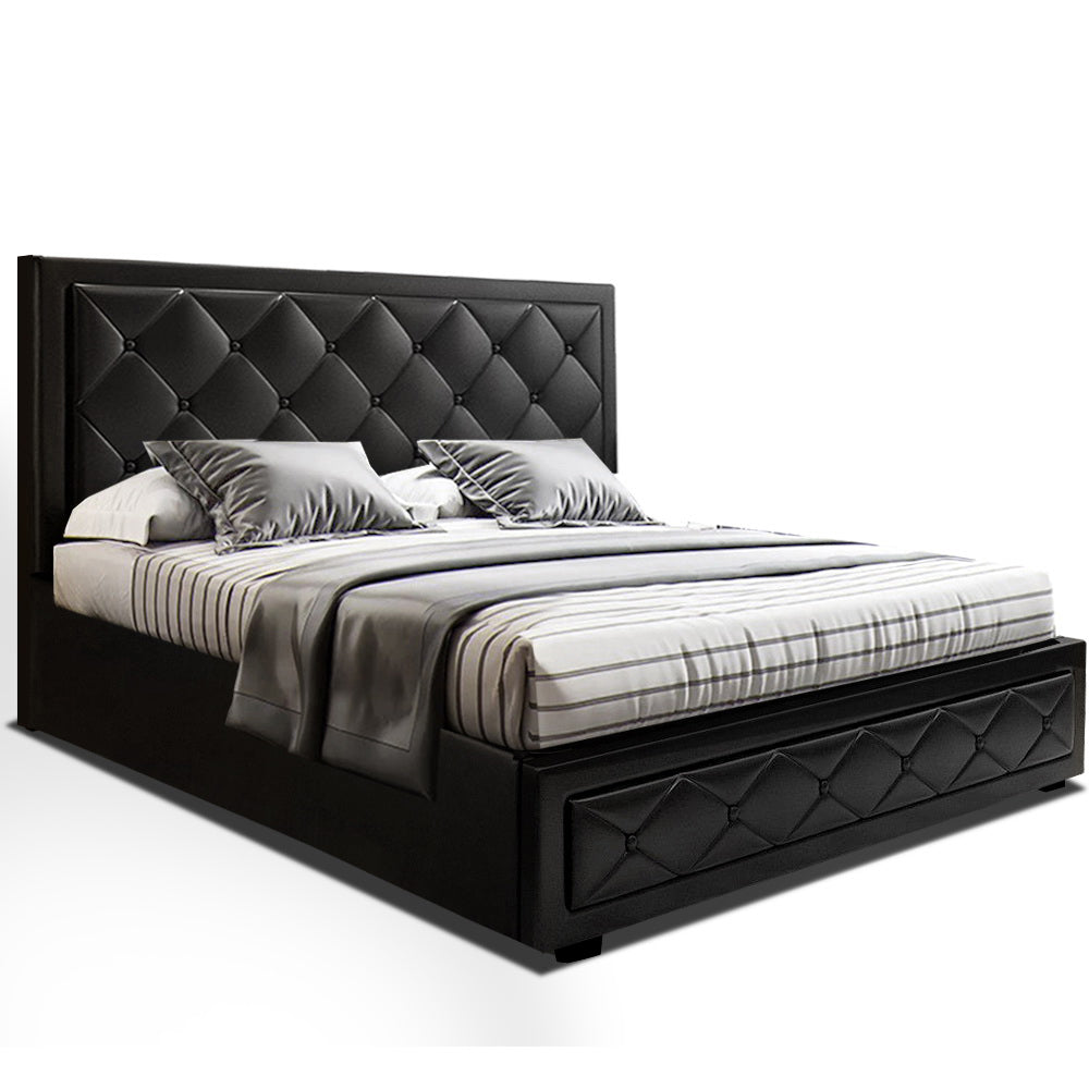 Yoni Gas Lift Bed Frame - Double - House Things Furniture > Bedroom