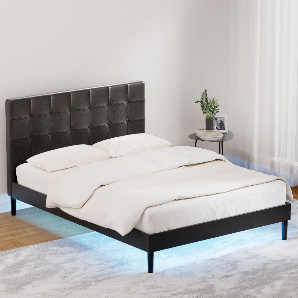 Sleepwell Double LED Bed Frame