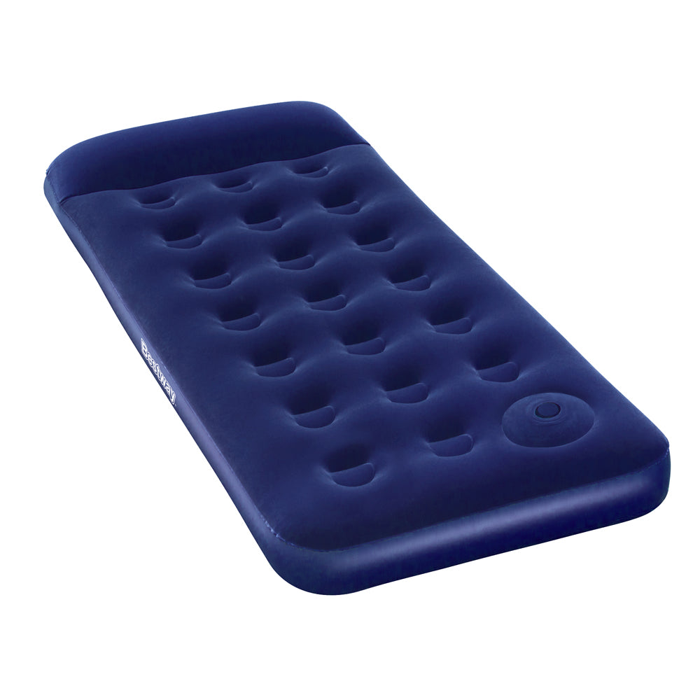 Single Size Inflatable Air Mattress - Navy - House Things Outdoor > Camping