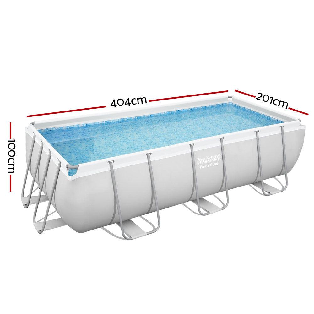 Bestway Swimming Pool Above Ground Pools 4 x 2 meter Rectangular Frame - House Things Home & Garden > Pool & Accessories