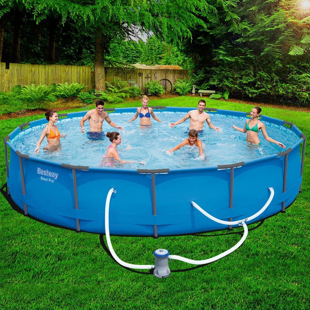 Above Ground Swimming Pool 4.27 x 0.84M - Housethings 