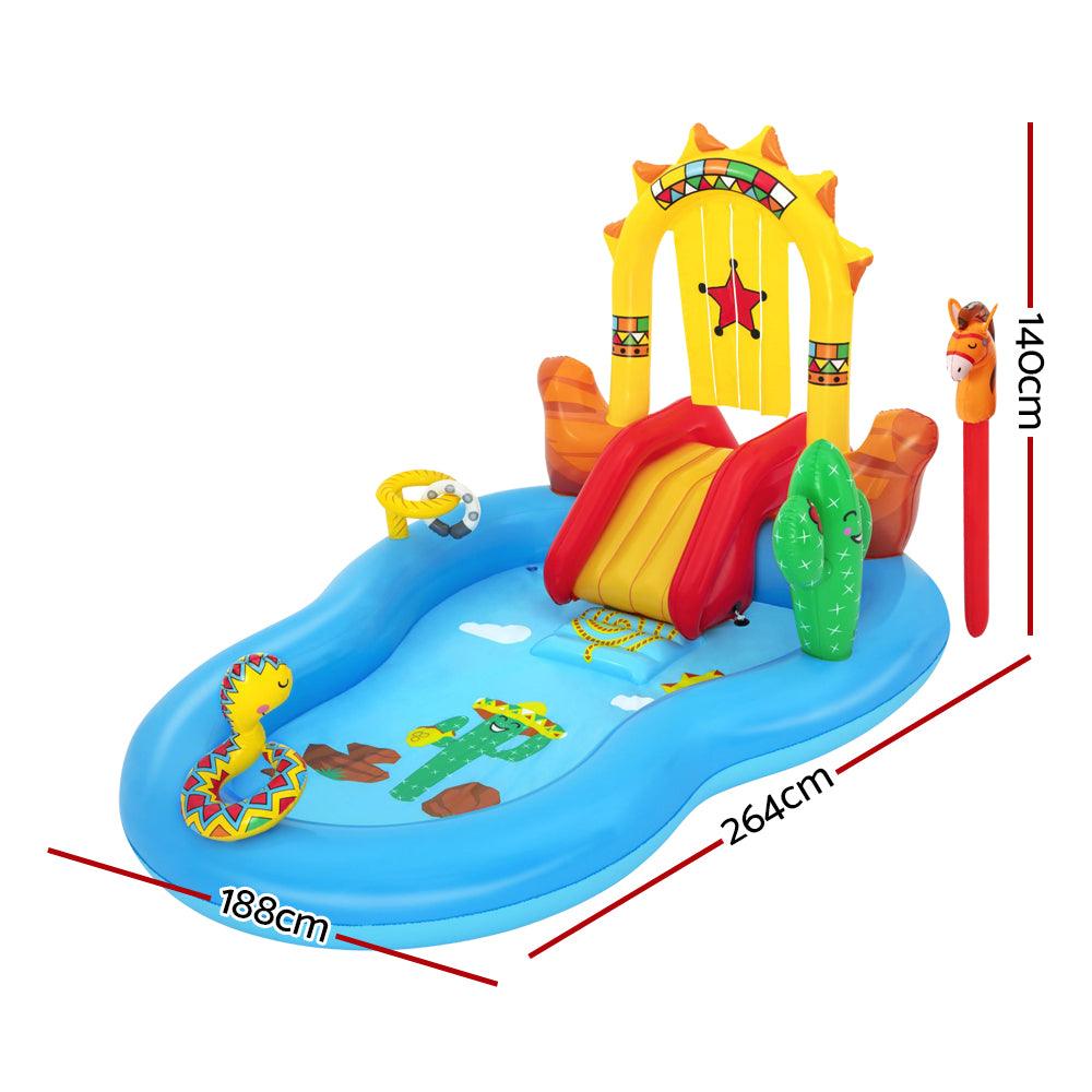 Bestway Swimming Pool Above Ground Inflatable Kids Play Wild West Pools Toy Game - House Things Home & Garden > Pool & Accessories