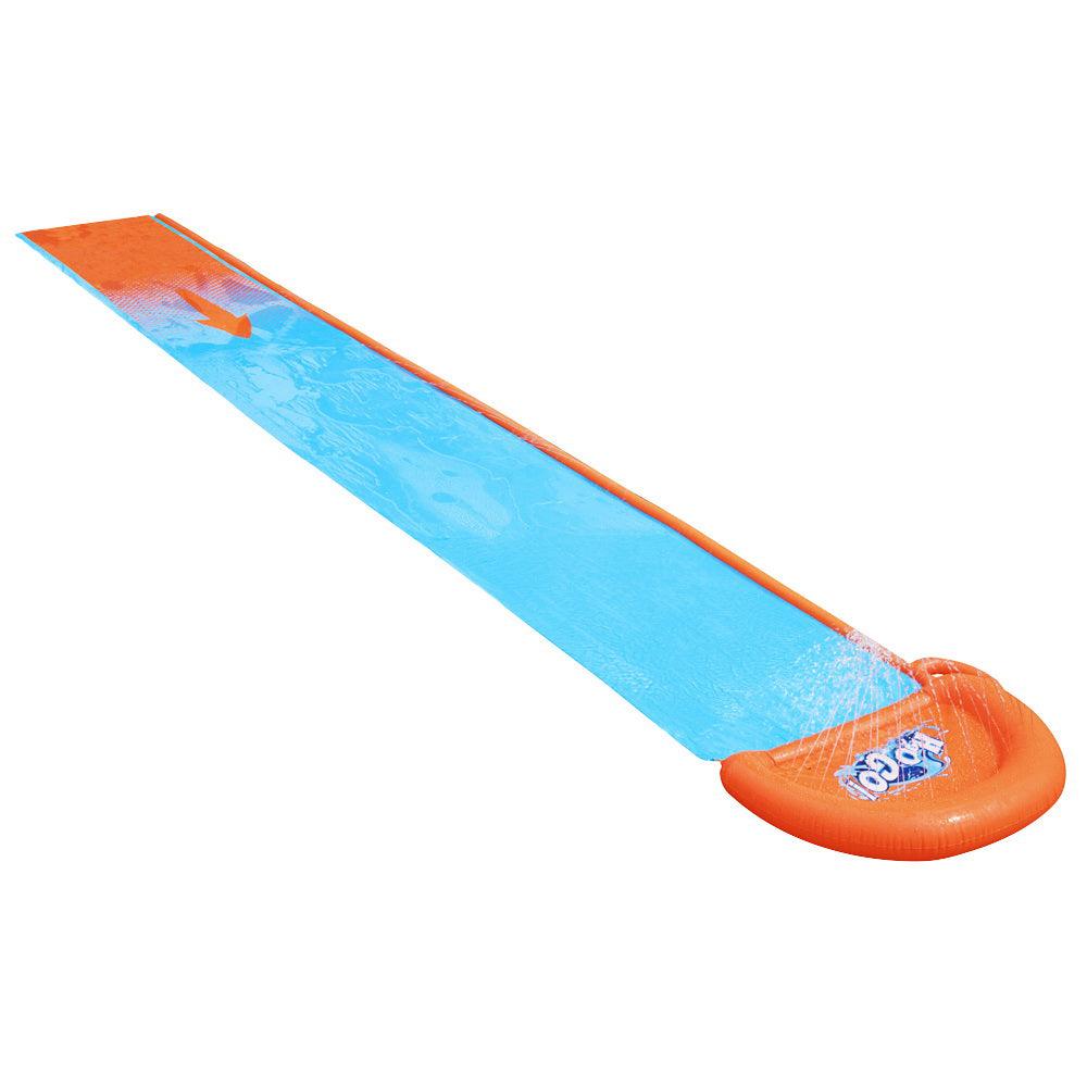 Bestway Inflatable Water Slip And Slide Single Kids Splash Toy Outdoor 4.88M - House Things 
