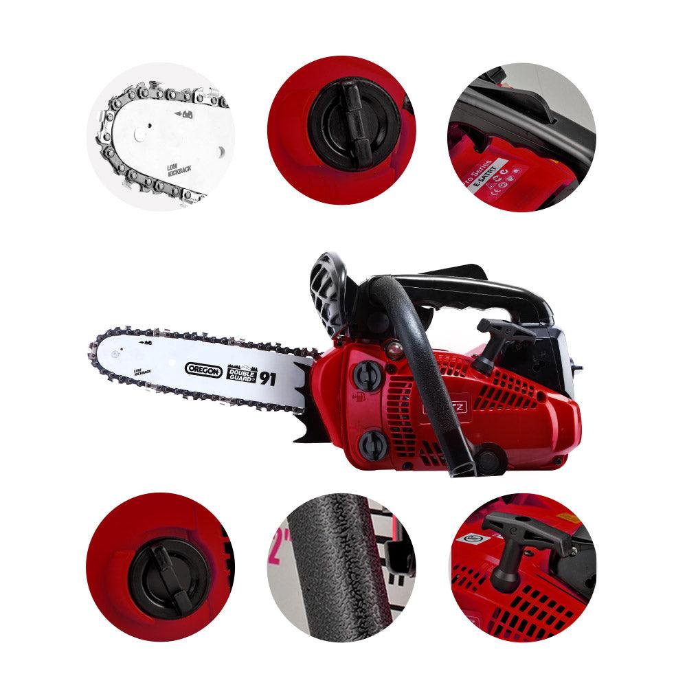 Chainsaw Chainsaws 10” Oregon Petrol Cordless 25cc Top Handle Chains Saw - House Things 