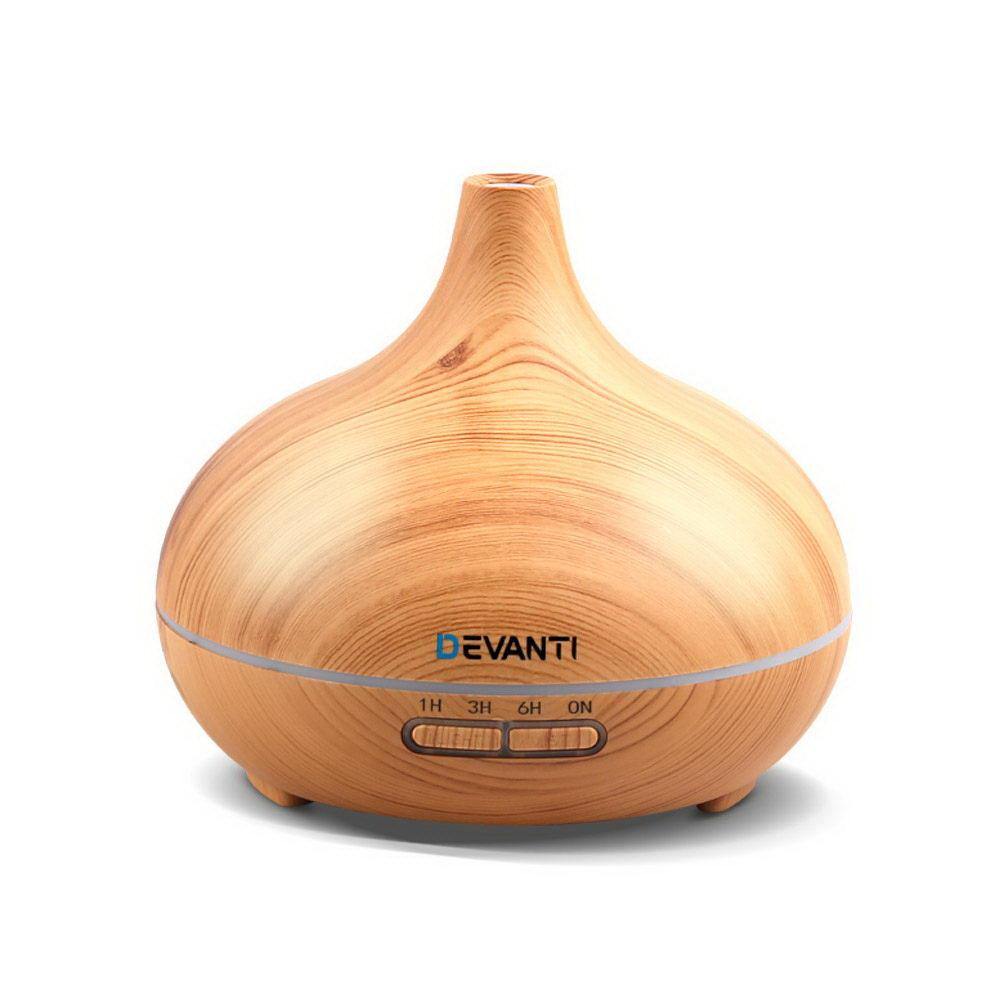 300ml 4 in 1 Aroma Diffuser - Light Wood - House Things Appliances > Aroma Diffusers & Humidifiers