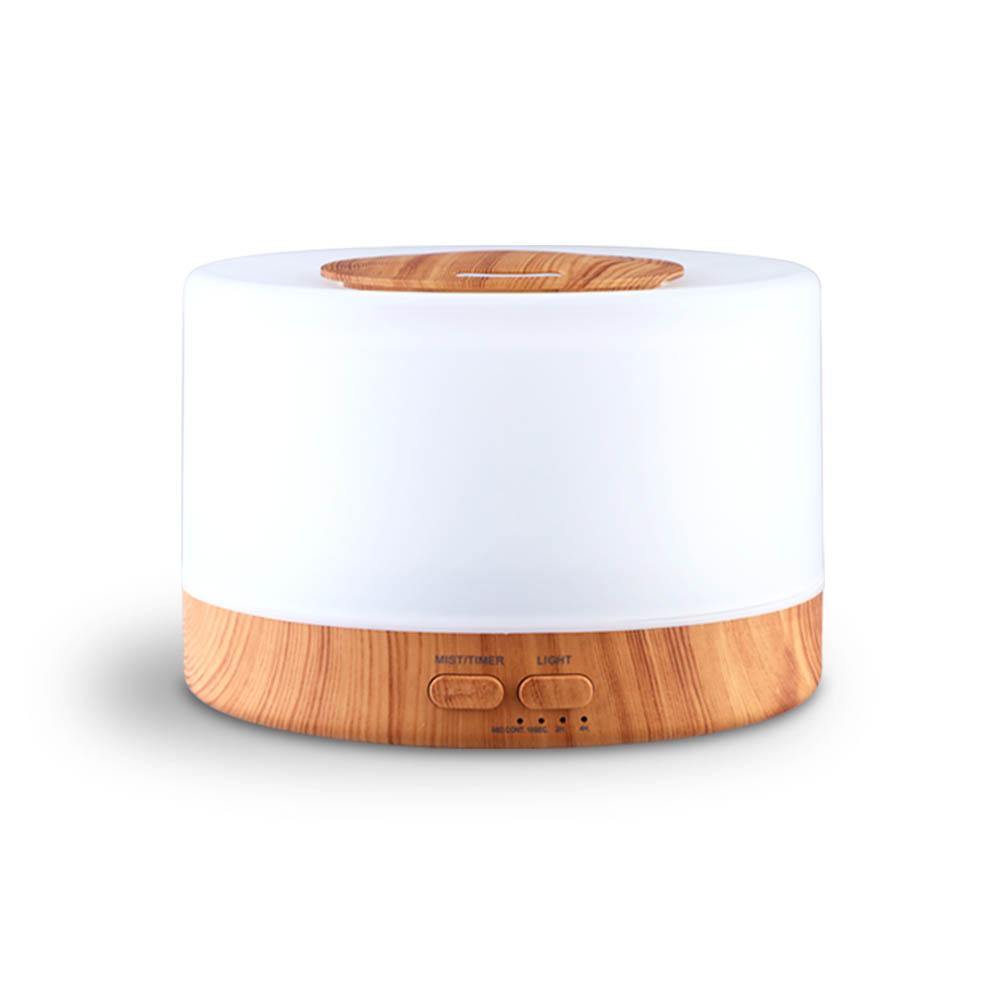 Aroma Diffuser LED Night Light Air Humidifier Wood Grain 500ml - House Things Appliances > Aroma Diffusers & Humidifiers