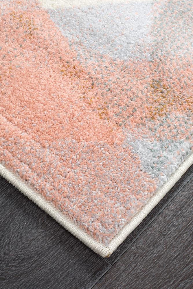 Dimensions Divinity Shatter Blush Modern Runner Rug - House Things Dimensions Collection