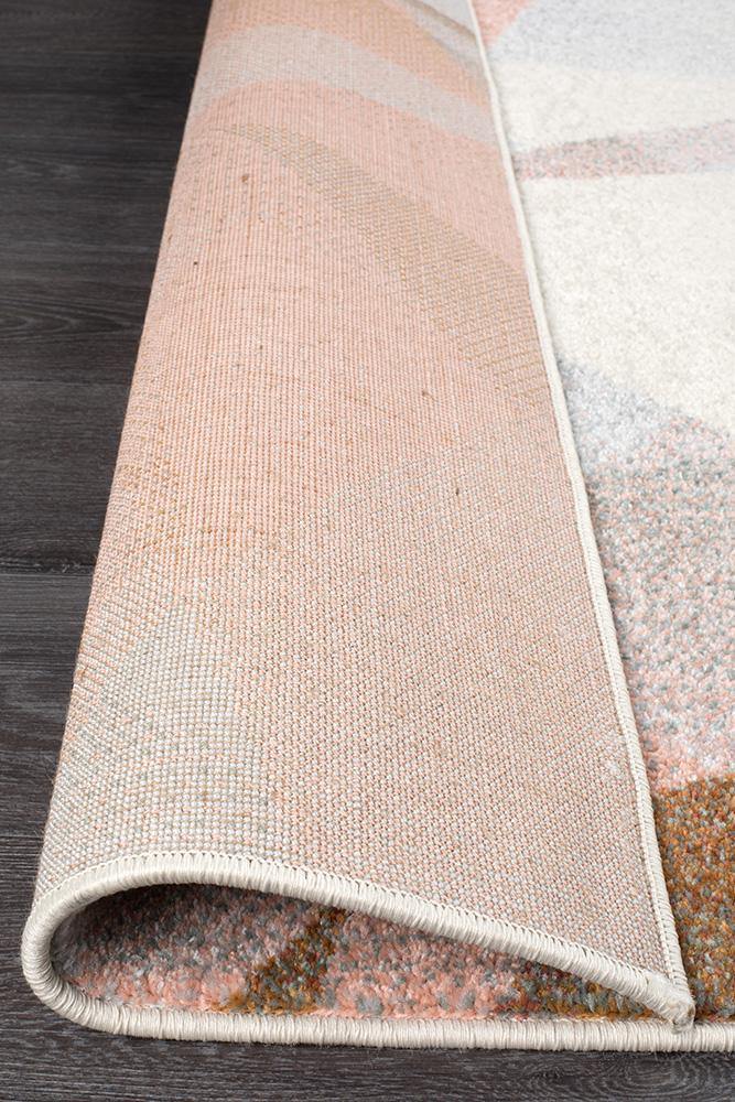 Dimensions Divinity Shatter Blush Modern Rug - House Things Dimensions Collection