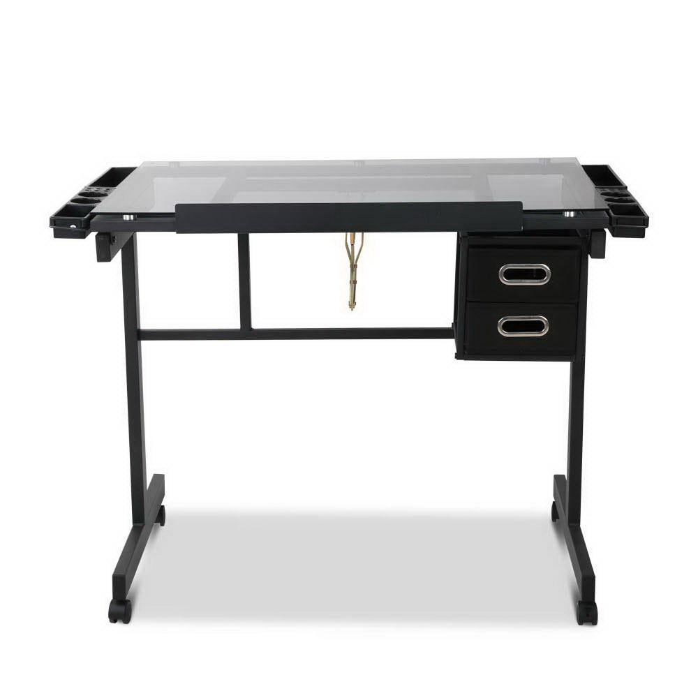 Adjustable Drawing Desk - Black and Grey - House Things Furniture > Office
