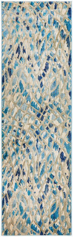 Dreamscape Ropes Modern Blue Rug - House Things Dreamscape Collection