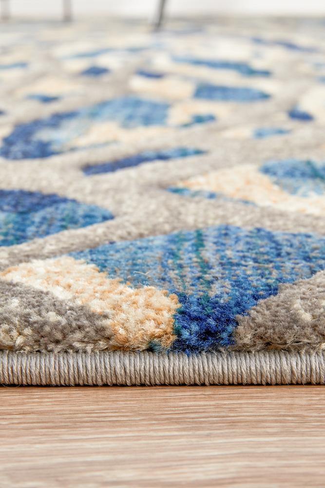 Dreamscape Ropes Modern Blue Rug - House Things Dreamscape Collection