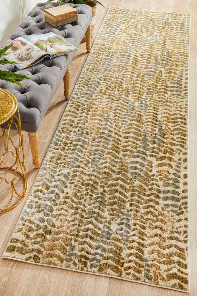 Dreamscape Progress Modern Sage Runner Rug - House Things Dreamscape Collection