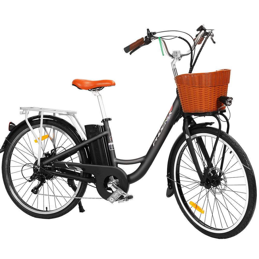 26" Electric Bike Vintage Style LG Battery - House Things Sports & Fitness