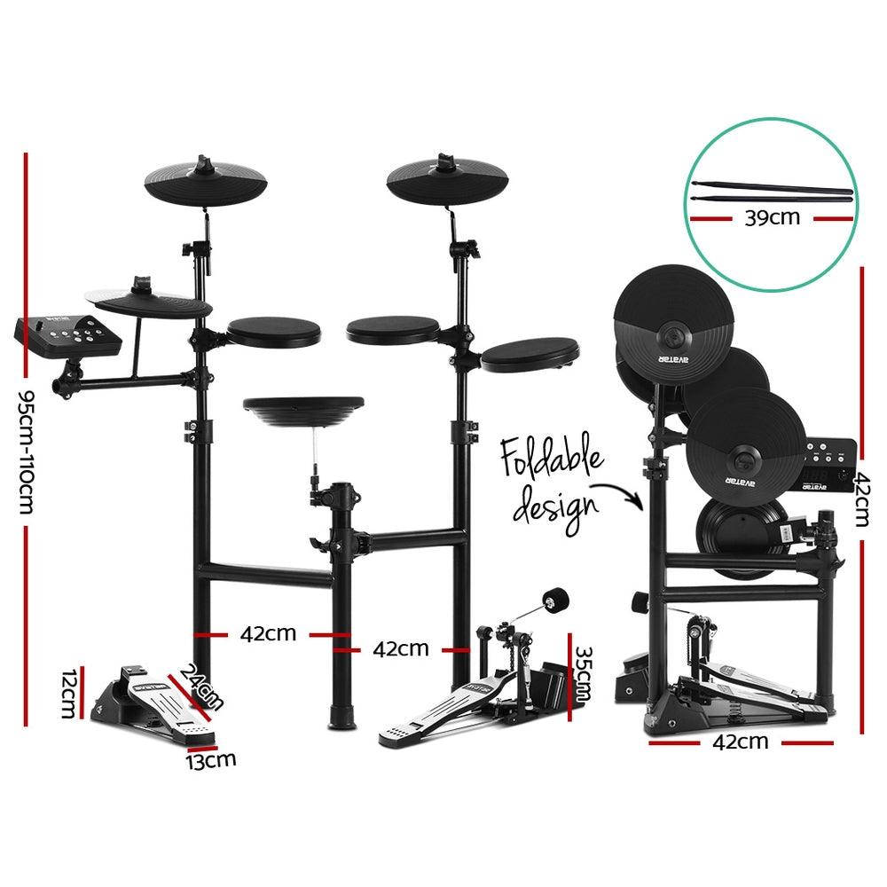 8 Piece Electric Electronic Drum Kit - House Things 