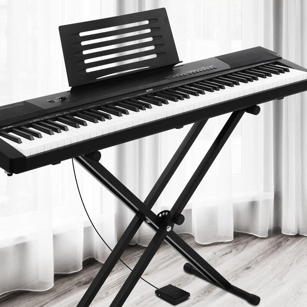 88 Keys Electronic Piano Keyboard Touch Sensitive with Sustain pedal - Housethings 