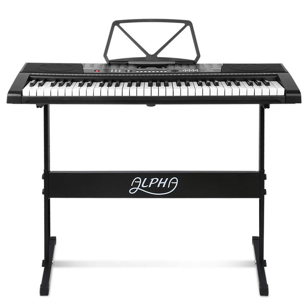 61 Keys Electronic Keyboard LED Electric w/Holder Music Stand USB Port - House Things Audio & Video > Musical Instrument & Accessories