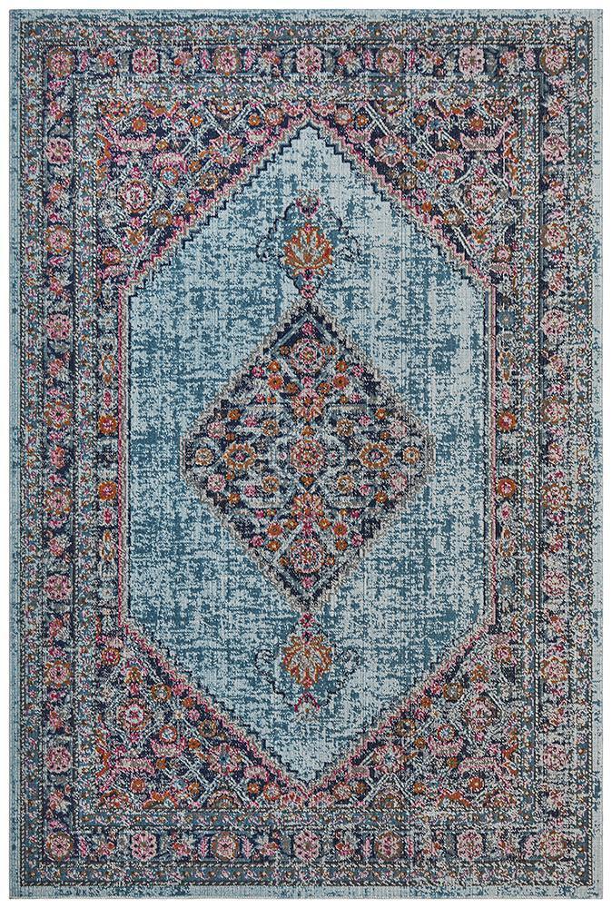 Chione Diamond Blue Rug - House Things Eternal Collection