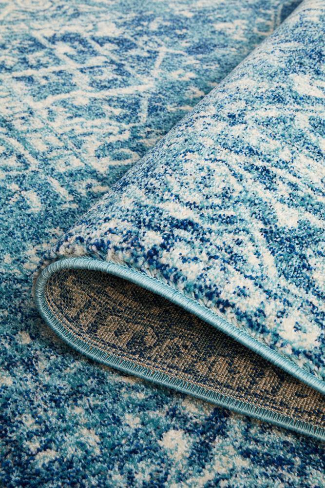 Evoke Muse Blue Transitional Rug - House Things Evoke Collection