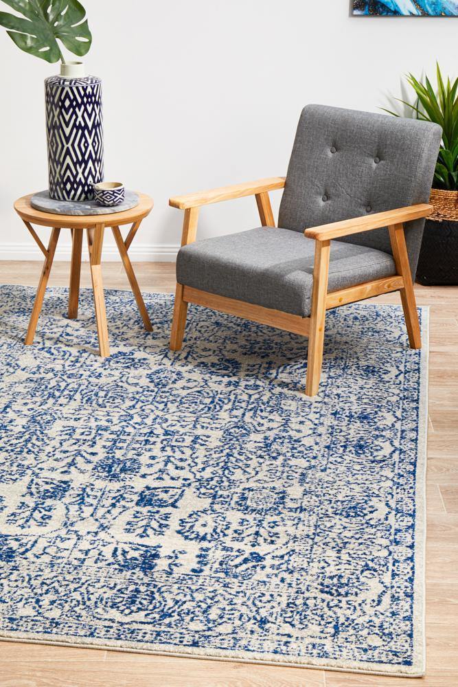 Evoke Frost Blue Transitional Rug - House Things Evoke Collection