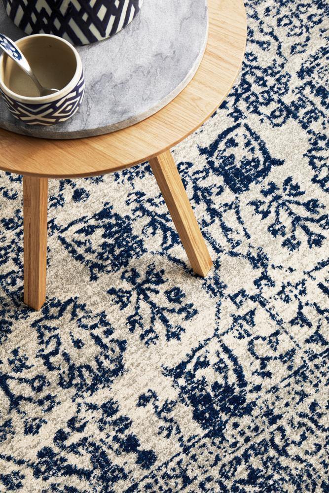 Evoke Frost Blue Transitional Rug - House Things Evoke Collection