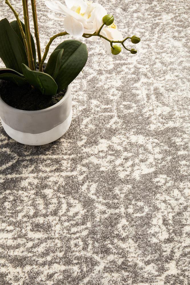Evoke Homage Grey Transitional Round Rug - House Things Evoke Collection