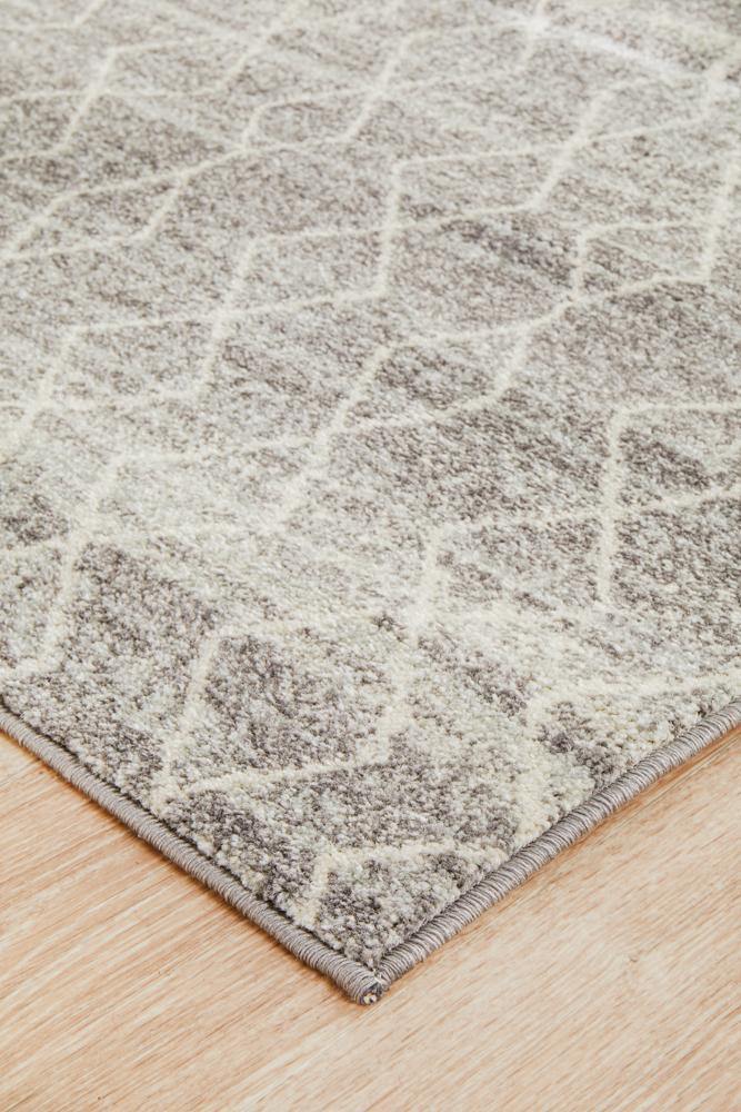 Evoke Remy Silver Transitional Runner Rug - House Things Evoke Collection
