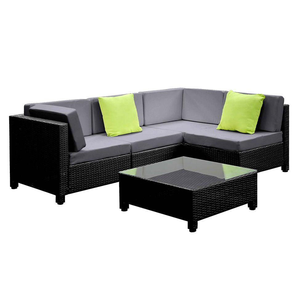 5PC Wicker Sofa Set Lounge - House Things Furniture > Outdoor